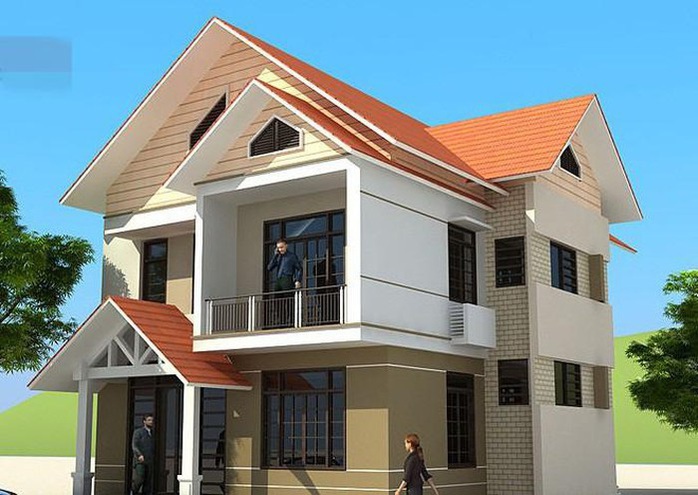10 mẫu nhà 2 tầng chỉ 700 triệu đẹp không chê vào đâu được - Ảnh 6.