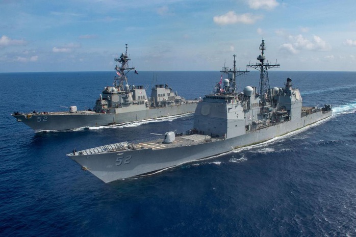 Úc điều tàu chiến đến biển Đông tập trận với Mỹ - Ảnh 3.