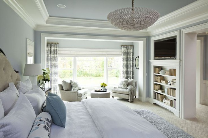 Những căn phòng đẹp sang trọng với sơn tường màu xám - Ảnh 5. Những căn phòng đẹp sang trọng với sơn tường màu xám - Ảnh 5.