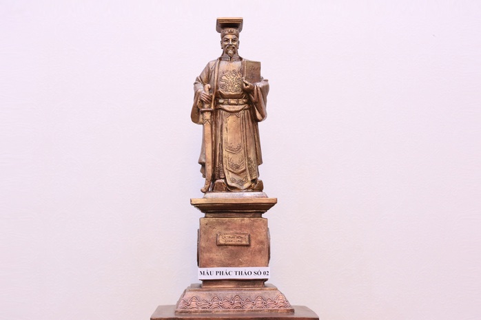 Ngành toà án dựng tượng vua Lý Thái Tông làm biểu tượng công lý - Ảnh 1.