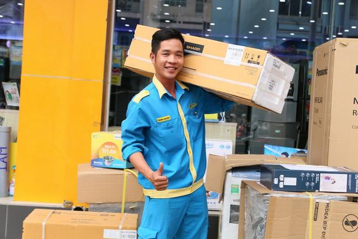 Điện Máy Xanh gây sốt với dịch vụ giao hàng siêu tốc sáng mua - chiều lắp - Ảnh 1. Điện Máy Xanh gây sốt với dịch vụ giao hàng siêu tốc sáng mua - chiều lắp - Ảnh 1.