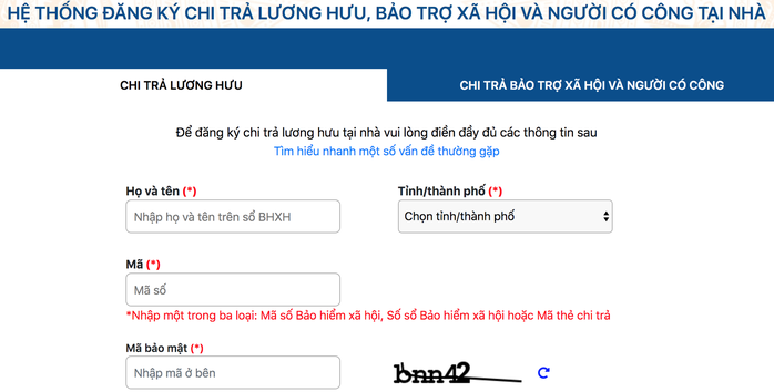 3 cách đăng ký nhận lương hưu, trợ cấp BHXH tháng 4, 5 tại nhà - Ảnh 2.