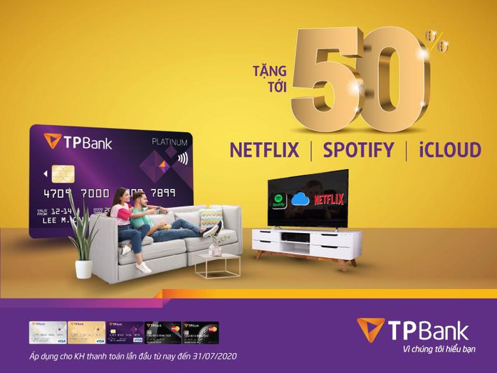 Nhiều ưu đãi hấp dẫn khi giao dịch bằng thẻ tín dụng TPBank - Ảnh 1. Nhiều ưu đãi hấp dẫn khi giao dịch bằng thẻ tín dụng TPBank - Ảnh 1.