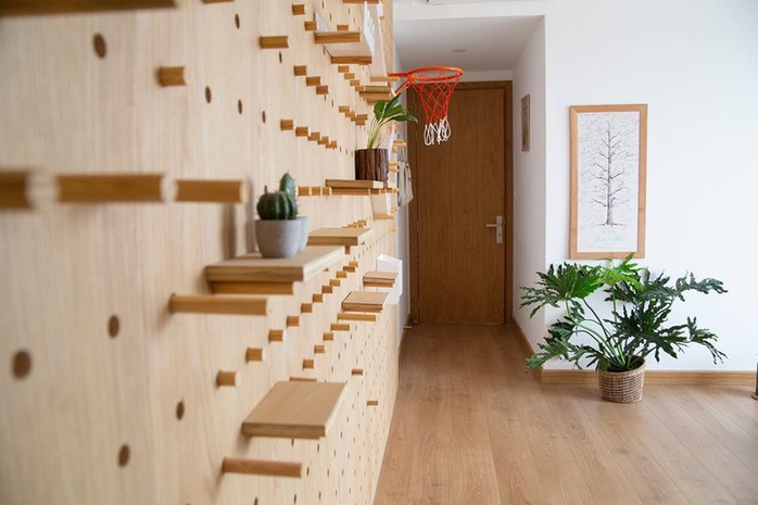 Căn hộ với đồ nội thất được làm hoàn toàn từ gỗ tự nhiên - Ảnh 10.