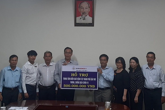 EVN GENCO2 hỗ trợ Cần Thơ 500 triệu đồng phòng, chống Covid-19 - Ảnh 1.