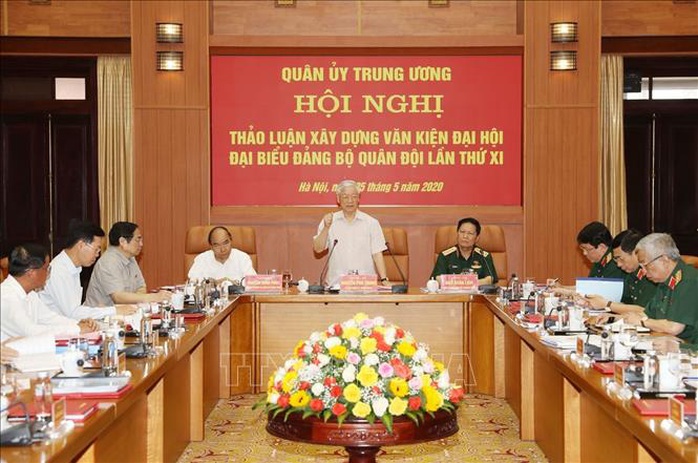 Chùm ảnh Tổng Bí thư, Chủ tịch nước Nguyễn Phú Trọng chủ trì Hội nghị Quân ủy Trung ương - Ảnh 6.