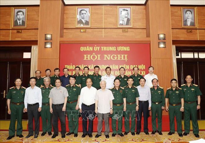 Chùm ảnh Tổng Bí thư, Chủ tịch nước Nguyễn Phú Trọng chủ trì Hội nghị Quân ủy Trung ương - Ảnh 9.