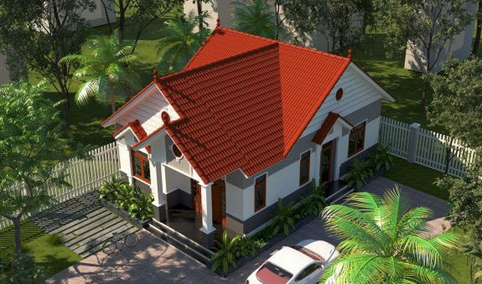 10 mẫu biệt thự vườn từ 500 triệu được ưa chuộng nhất hiện nay - Ảnh 9. 10 mẫu biệt thự vườn từ 500 triệu được ưa chuộng nhất hiện nay - Ảnh 9.