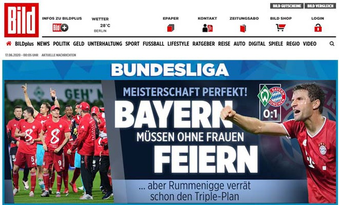Báo chí thế giới thán phục kỳ tích 8 ngôi vô địch của Bayern Munich - Ảnh 1.