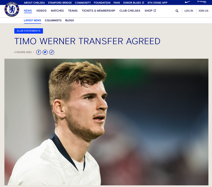 Chelsea công bố sốc hợp đồng bom tấn Timo Werner - Ảnh 2.