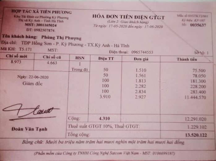 Xôn xao hóa đơn tiền điện của người phụ nữ độc thân trên 13 triệu đồng/tháng - Ảnh 1.