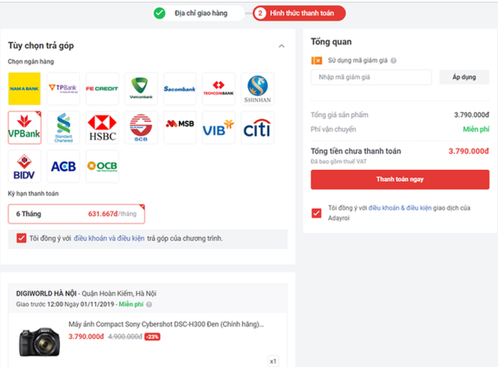 Bạn biết gì về trả góp thẻ tín dụng và lãi suất 0%? - Ảnh 3. Bạn biết gì về trả góp thẻ tín dụng và lãi suất 0%? - Ảnh 3.