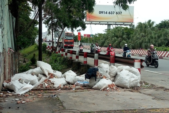 Đầu cầu thành bãi xà bần - Ảnh 1.