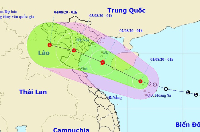 Áp thấp nhiệt đới khả năng mạnh lên thành bão, cả nước mưa dông - Ảnh 1.