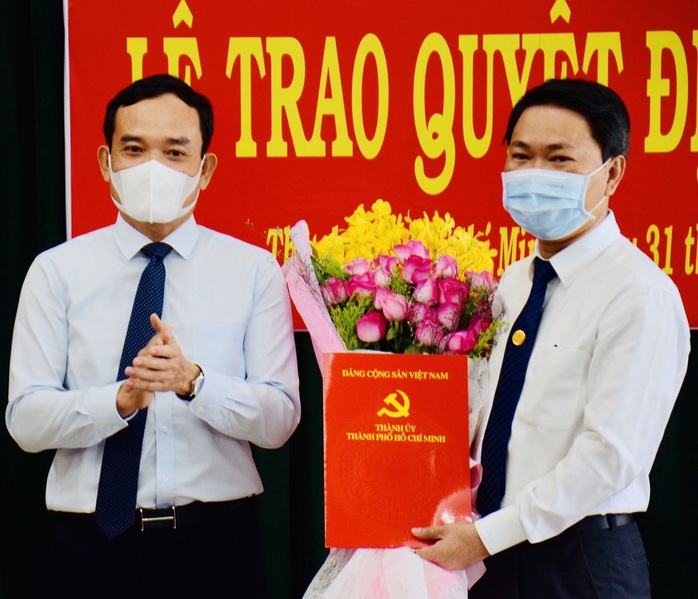 Ông Trần Hoàng Quân giữ chức Bí thư Huyện ủy Bình Chánh - Ảnh 1.