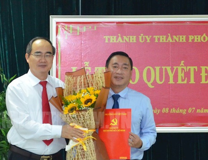 Ông Phạm Thành Kiên giữ chức Bí thư Quận ủy quận 3 - Ảnh 1.