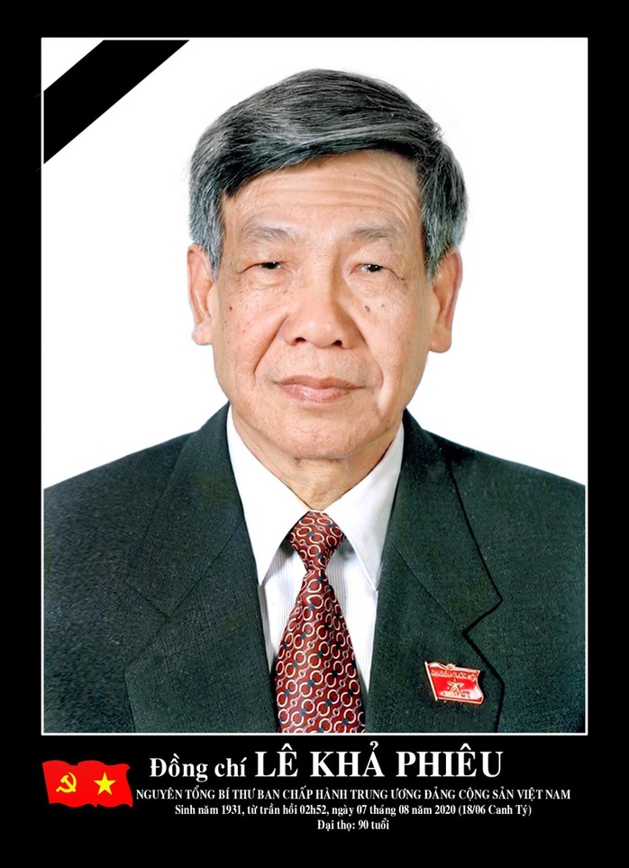 Tổ chức quốc tang nguyên Tổng Bí thư Lê Khả Phiêu trong 2 ngày 14 và 15-8 - Ảnh 1.