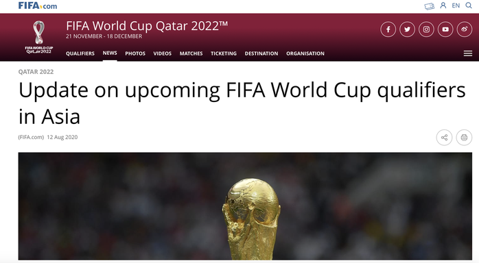 Nóng: Thầy Park vừa lên danh sách hội quân, FIFA hoãn vòng loại World Cup sang năm 2021 - Ảnh 2.