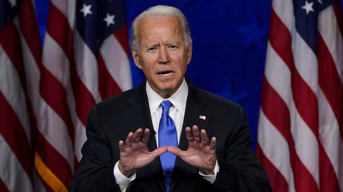 Ứng viên tổng thống Joe Biden cam kết “đổi màu” kỷ nguyên ông Trump - Ảnh 1.