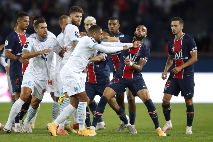 Mưa thẻ đỏ ngày Neymar tái xuất, PSG gục ngã trước Marseille - Ảnh 8.