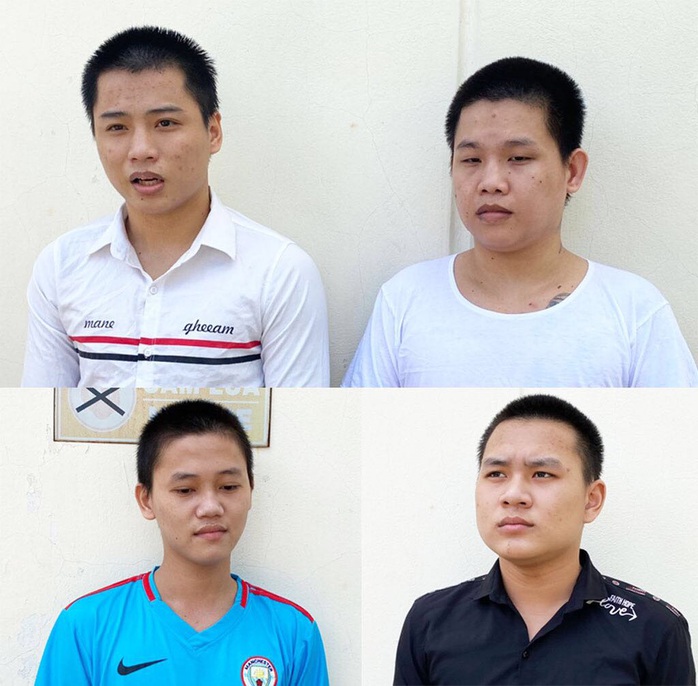 Chân dung 4 tên cướp giật điện thoại ở Bình Tân - Bến Lức - Ảnh 1.