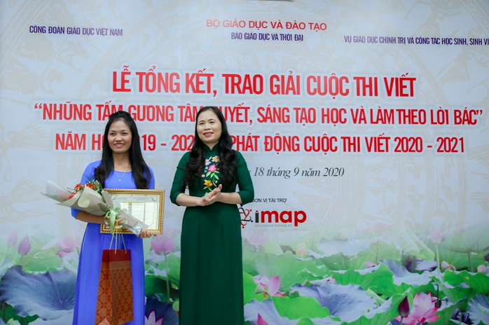 Cô giáo Đồng Tháp đoạt giải nhất cuộc thi viết những tấm gương tâm huyết - Ảnh 1.