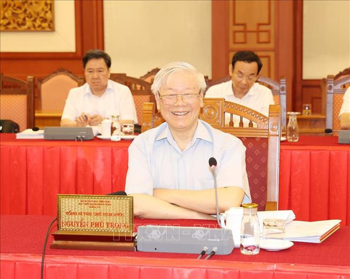 Tổng Bí thư, Chủ tịch nước chủ trì buổi làm việc với Thường vụ Thành ủy Hà Nội - Ảnh 5.