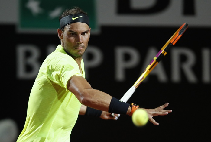 Clip Nadal thua sốc, bị loại khỏi Rome Masters 2020 - Ảnh 2.