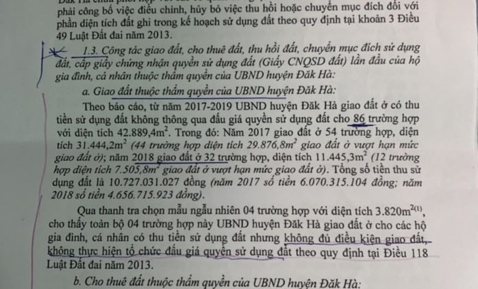 UBND huyện đấu giá chui hàng trăm lô đất - Ảnh 1.