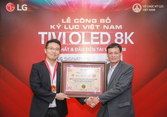 TV LG OLED 8K lập kỷ lục tại Việt Nam - Ảnh 1.