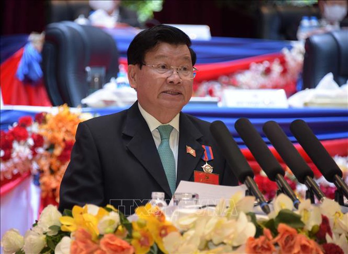 Tổng Bí thư, Chủ tịch nước Nguyễn Phú Trọng chúc mừng tân Tổng Bí thư Lào - Ảnh 1.