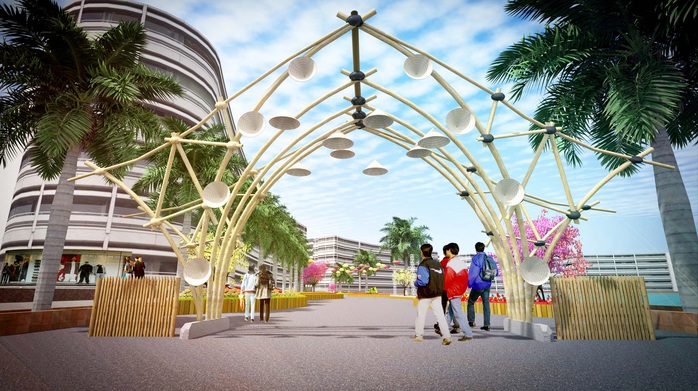 HỘI HOA XUÂN PHÚ MỸ HƯNG TẾT TÂN SỬU: Nỗ lực vì Sắc Xuân hội ngộ - Ảnh 1. HỘI HOA XUÂN PHÚ MỸ HƯNG TẾT TÂN SỬU: Nỗ lực vì Sắc Xuân hội ngộ - Ảnh 1.