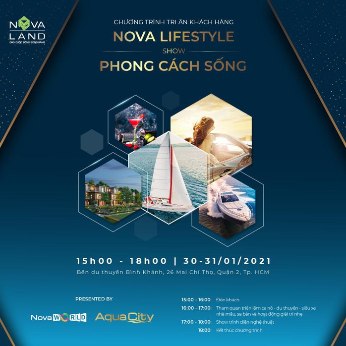 Tiếp nối chuỗi hoạt động tri ân, Novaland tổ chức sự kiệnNova Lifstyle – Show Phong Cách Sống - Ảnh 1. Tiếp nối chuỗi hoạt động tri ân, Novaland tổ chức sự kiệnNova Lifstyle – Show Phong Cách Sống - Ảnh 1.