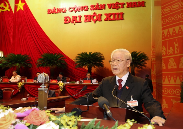 Tổng Bí thư, Chủ tịch nước Nguyễn Phú Trọng tái đắc cử Trung ương khóa XIII - Ảnh 1.