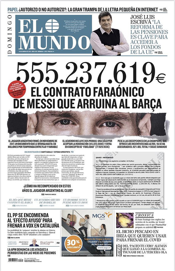 Sốc với thu nhập không tưởng của Messi ở Barcelona - Ảnh 1.