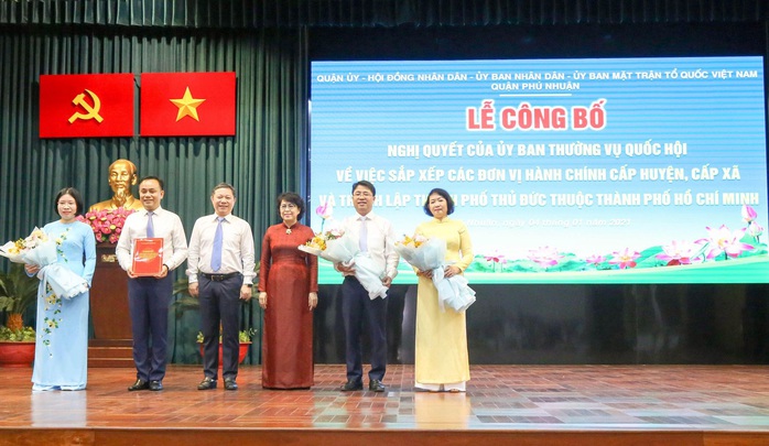 TP HCM: Quận Phú Nhuận tiến hành sáp nhập các phường  - Ảnh 1.