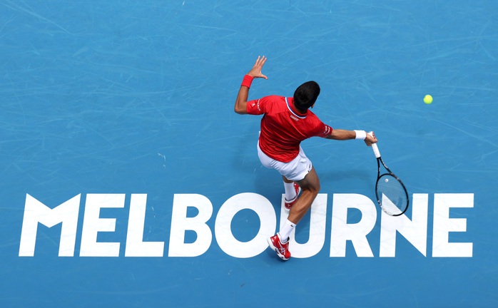 Djokovic thắng trận ra quân ATP Cup 2021 - Ảnh 1.