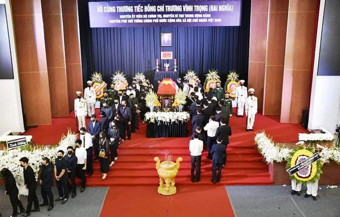 Xúc động tiễn đưa nguyên Phó Thủ tướng Trương Vĩnh Trọng - Ảnh 2.