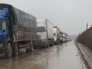 Xe container sụp "ổ trâu", Quốc lộ 1A tắc đường gần 15 km Xe container sụp "ổ trâu", Quốc lộ 1A tắc đường gần 15 km