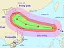 Bão Sarika giật cấp 17 vào Biển Đông, hướng vào nước ta Bão Sarika giật cấp 17 vào Biển Đông, hướng vào nước ta