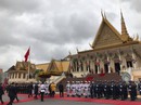 Trang trọng lễ đón Tổng Bí thư tại Hoàng cung Campuchia Trang trọng lễ đón Tổng Bí thư tại Hoàng cung Campuchia