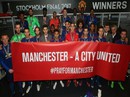 Man City đoàn kết với M.U sau Europa League Man City đoàn kết với M.U sau Europa League