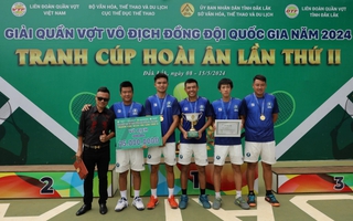 Nam Hải Đăng Tây Ninh và nữ Quân Đội lên ngôi Giải Vô địch quần vợt đồng đội 2024