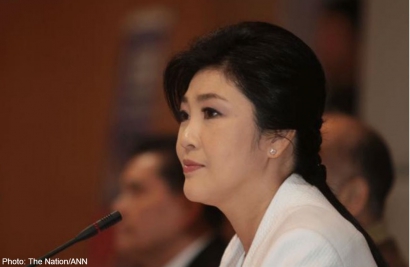 Bà Yingluck sẽ rời bỏ chính trường nếu quốc gia yêu cầu. Ảnh: The Nation