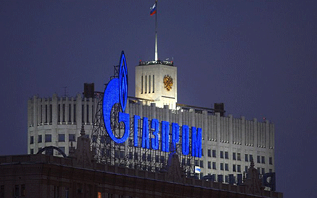 Tập đoàn Gazprom tuyên bố ngừng cung cấp khí đốt cho Ukraine. Ảnh: Telegraph