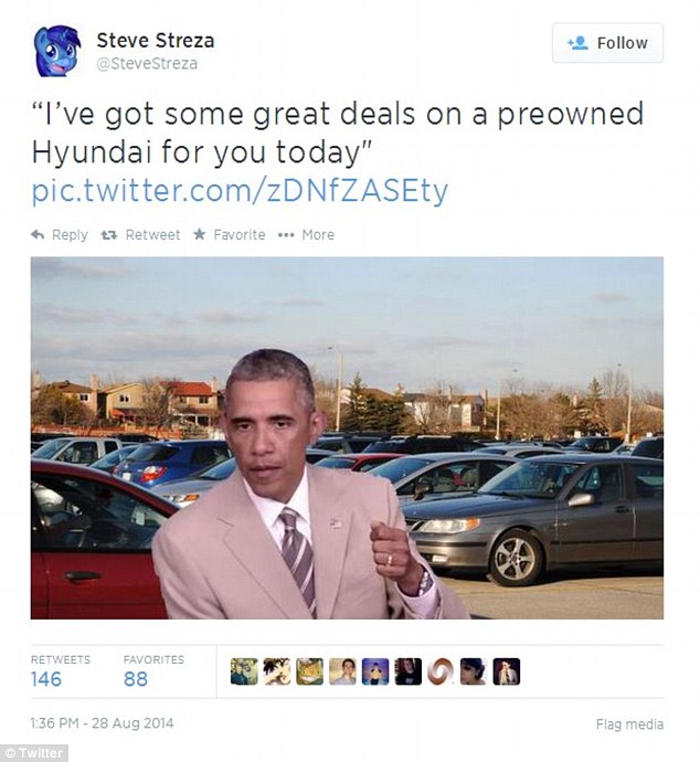 Unflattering comparison: Obama's critics compared him to a used car salesman