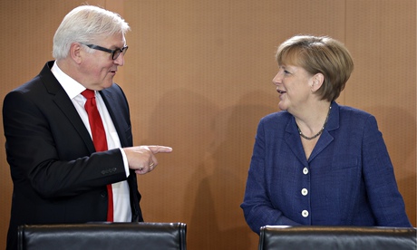 Frank-Walter Steinmeier, Angela Merkel