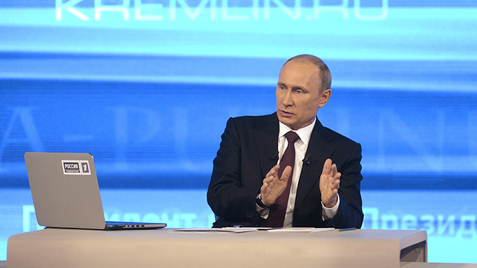 Russian president Vladimir Putin (RIA Novosti / Alexey Nikolsky)