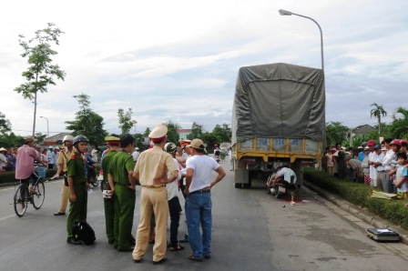 Hiện trường vụ tai nạn giao thông