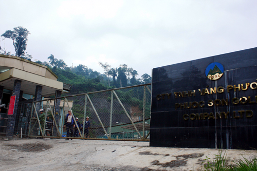 2 nhà máy vàng tại Quảng Nam của Tập đoàn Besra đóng cửa một tháng nay. Ảnh: Hạ Thành